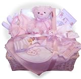 Deluxe Baby Basket Pink 0-3m