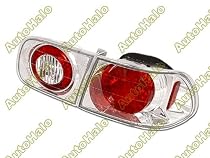 1992 - 1995 ( 1993 1994 ) / 92-95 ( 93 94 ) HONDA CIVIC EURO ALTEZZA TAIL LIGHTS - CHROME - 2 / 4DR - YD
