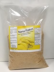 Nana Flakes 100% Pure Banana Flakes Banana Medical Food Powder (4 Pounds)