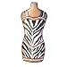 Print Racks - Wall Jewelry Organizer Rack Memo Board Earring Tree (Zebra Print)