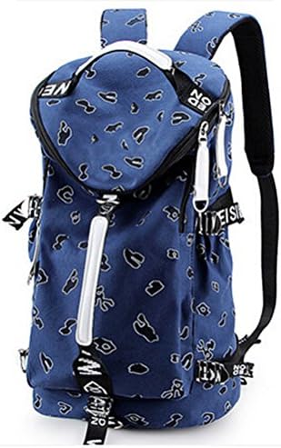 WMWS Youth Girls' Bag Shoulder Bag Backpack Students Bag Schoolbag Large Cerulean Blue