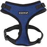 Puppia Authentic RiteFit Harness with Adjustable Neck, Large, Royal Blue