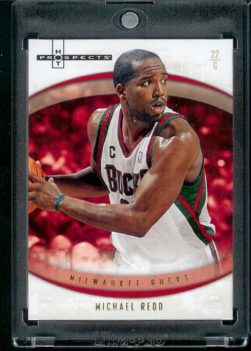2007-08 Fleer Hot Prospects # 6 Michael Redd Milwaukee Bucks Basketball Card