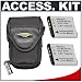 Kodak EasyShare Soft Case with (2) KLIC-7004 Batteries Accessory Kit for M1033, V1073 & V1273 Digital Cameras