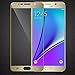 Suptmax screen96 Full Coverage Clear Tempered Glass Screen Protector for Samsung Galaxy Note 5 - 0.26 mm - Gold