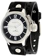 Nemesis #B032KS Men's Premium Wide Leather Cuff Band Russian Diver Watch