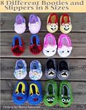 Eight Different Slippers and Booties in Eight Different Sizes Crochet Pattern 51KFucMiK5L. SL160 SIMPLICITY 2867 SEW PATTERN BABY BOOTIES SHOES 3 VINTAGE STYLES