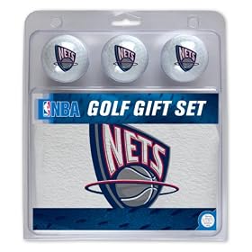 McArthur Sports New Jersey Nets 3 Ball Golf Gift Set