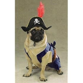 X-LARGE - PIRATE PUP - Pet Halloween Costume