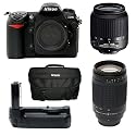 Nikon D200 10.2MP Digital SLR Camera + Nikon 18-55mm f/3.5-5.6G AF-S DX ED Zoom Lens + Nikon 70-300mm f/4-5.6G AF Nikkor Lens + Nikon MB-D200 Battery Grip + Nikon SLR Gadget Bag (Camera & Lenses Refurbished by Nikon U.S.A.)