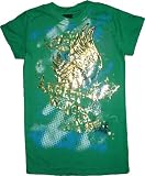 Urban Outfitters - Chaser Angel Wings Graphic Tee T-Shirt Green