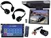 Pyle Super Video Package for Car/Truck/SUV --PLD70BT 7-Inch TFT Touch Screen DVD/VCD/CD/MP3/CD-R/USB/AM/FM/RDS Receiver and Bluetooth System + PLVWR1440 14-Inch High Resolution TFT Roof Mount Monitor & IR Transmitter + Pair of PLVWH5 Wireless IR Mobile Video Stereo Headphones + PLCM22IR Flush Mount Rear View Camera with 0 Lux Night Vision.