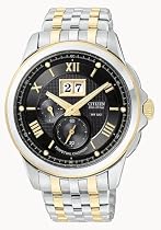 Citizen Men's Eco-Drive Calibre 3100 Twin Date Two-Tone Watch #BT0004-57E