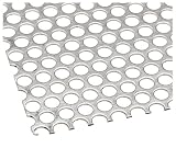 Aluminum 3003-H14 Perforated Sheet, ASTM-B209-04, Staggered 3/16 Round Perfs, 1/4 Center Spacing