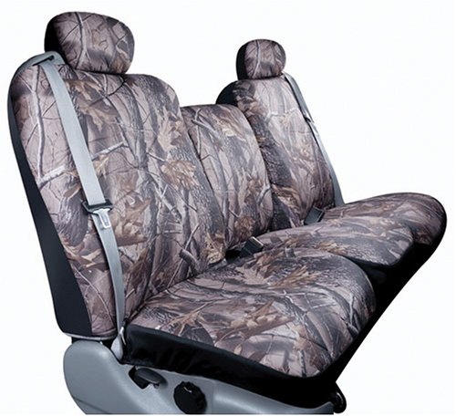 Saddleman S 289133-30 Custom Made Front Bench / Backrest Seat Cover - Polyester Fabric, Camo