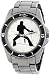 Elvis Presley Men's EP105 Classic Round Gun-Metal Bracelet Watch