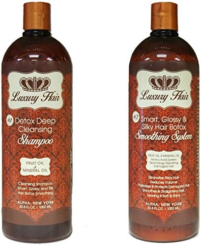 Botox for your hair, reduce volume repair split end, Healthy Hair system 2 steps. 33.8 oz each 0% NO FORMALDEHYDE