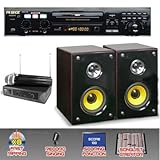 IMAGE OF American Idol Home Karaoke System USB Player Wireless Microphones