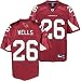 The nylon/polyester Arizona Cardinals Premier jersey from Reebok delivers superb value by combining 
quality and details that approach those of an authentic jersey with affordability rivaling that of a 
replica jersey. Features raised applique numbers on front, back and shoulders that sport a 
traditional 