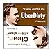 Dishwasher Magnet Clean Dirty Sign, Strong Clean and Dirty Magnet for Dishwasher (Funny Nietzsche)