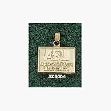 Arizona State Sun Devils Rectangular ASU Lapel Pin - 10KT Gold Jewelry