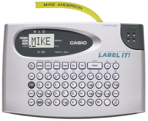 Casio KL-60SR Compact Label Printer