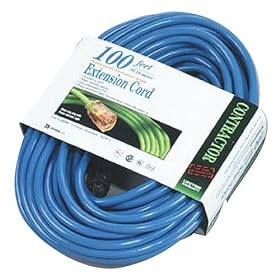 Coleman Cable 12 3 100-Foot Hi-Visibility Low-Temperature Outdoor Extension Cord #02569 by Coleman Cable