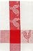 Waffle Weave 100% Cotton Blue / White Barnyard Dishtowel 18" X 28" Set / 6