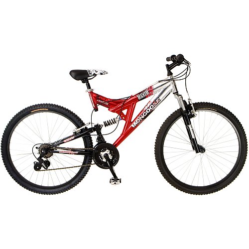 Buy Mongoose Maxim Mens Dual-Suspension Mountain Bike (26-Inch Wheels) by Mongoose