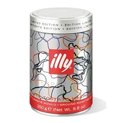 Illy Espresso gemahlen, normale R�stung (medium), Dose mit silber / roter Banderole, 250 g