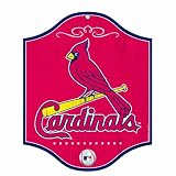 MLB St. Louis Cardinals 11-by-13 Wood Sign