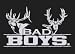 Bad Boys Upstream Images Silver Vinyl Wildlife Car Truck Window Decal Sticker