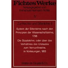 Werke, 11 Bde., Bd.4, Zur Rechtslehre und Sittenlehre II.: Bd. 4