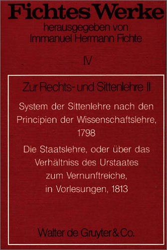 Zur Rechts- und Sittenlehre II