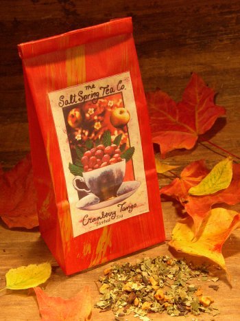 Salt Spring Tea Cranberry Tango Herbal Tea - 1.9oz Bag by The Salt Spring Tea Co.