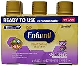 Enfamil Gentlease Infant Formula Milk-Based Powder with Iron, Ready to Use, 8 Ounce, 24 Count (Packaging May Vary)