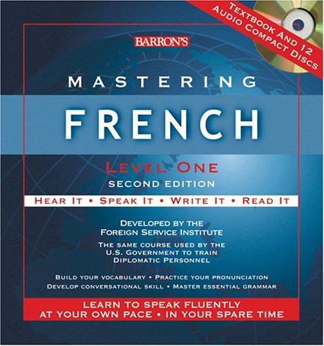 Mastering French Level One with Audio CDs (Mastering Languages Series)
