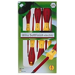 WIHA SoftFinish VDE Schraubendrehersatz 320NK6 6tlg.Schlitz/PH