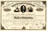 Art Poster, Bank of Gettysburg - 27.5 x 18.75