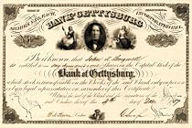 Art Poster, Bank of Gettysburg - 27.5 x 18.75