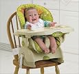 Fisher-Price P3556 Space Saver High Chair in Green Meadow