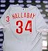 Roy Halladay Autographed/Hand Signed MLB Baseball Jersey (Philadelphia Phillies, 2008 World Series C