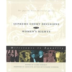 Supreme Court decisions and women’s rights : milestones to equality Cover Art