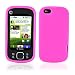 for Motorola Cliq XT Silicone Case Skin Cover Hot Pink