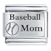 Baseball Mom Sports Italian Charms Bracelet Link