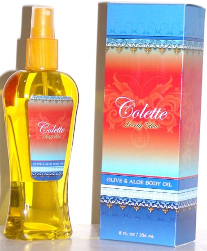 Colette Lovely Glow Olive & Aloe Body Oil 8 oz. 100% Pure 51KGI biMKL Colette Lovely Glow Olive & Aloe Body Oil 8 oz. 100% Pure
