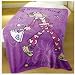 Groovy Chick Butterfly Fleece Throw Blanket