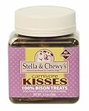 Stella and Chewy's Carnivore Kisses, Freeze-Dried Raw Free-Range Bison Dog and Cat Treats
