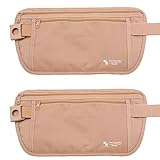 2 Pack: The Friendly Swede Money Belt, Travel Wallet
