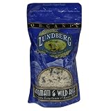 Lundberg Organic Basmati and Wild Rice 8 Ounce Pouches Pack of 12 by 